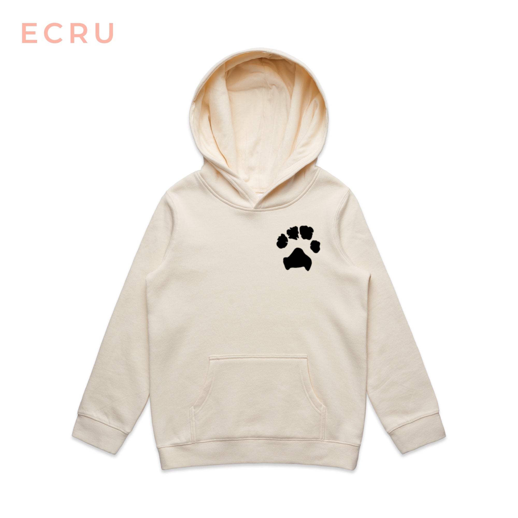 Paw print outlet zip up hoodie